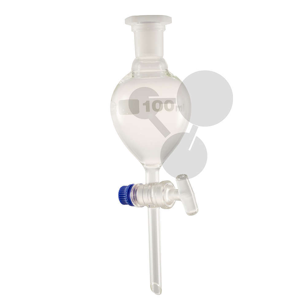 Ampoule à décanter VB type Gilson clé Téflon 125 ml