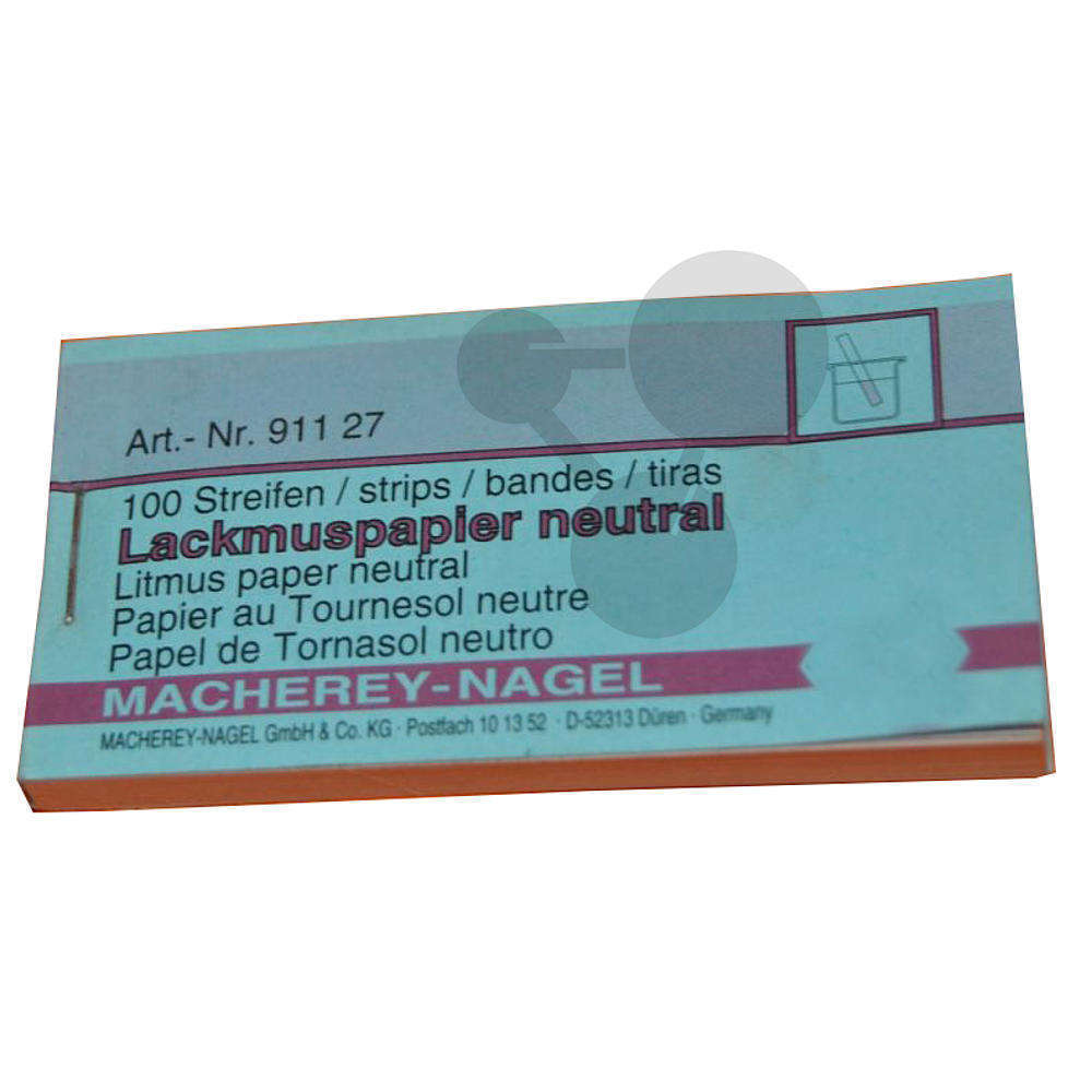 Lackmuspapier neutral 100 Teststreifen