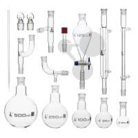 Destillationsset Organische Chemie NS 19/22 Borosilikatglas im Hartschalenkoffer